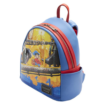 Loungefly An American Tail Fievel Scene Mini Backpack - Close Up