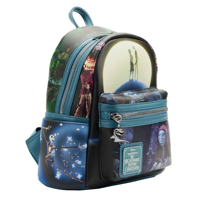 Loungefly Disney Nightmare Before Christmas Final Frame Mini Backpack - Alternate Side View