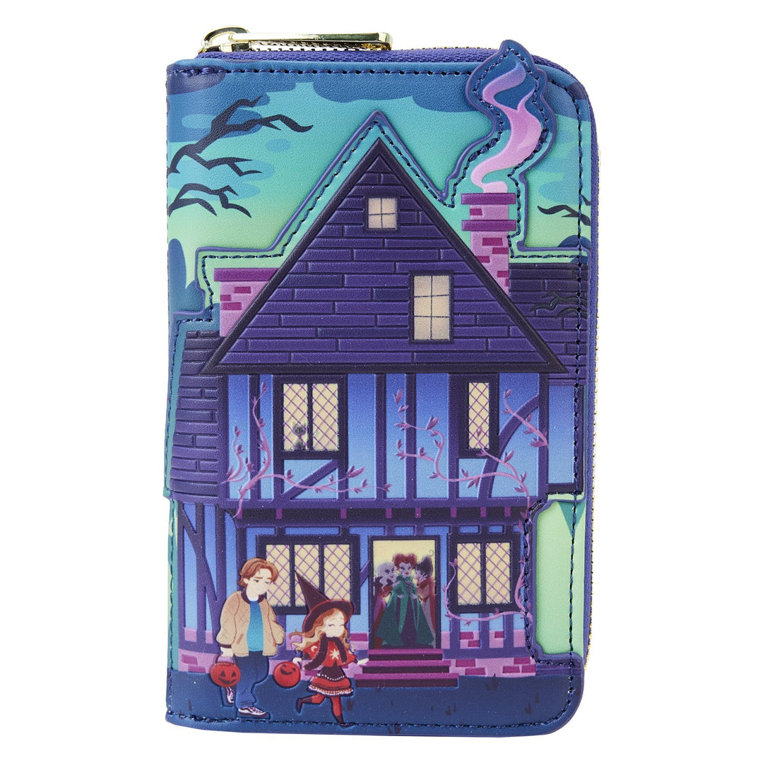Loungefly Disney Hocus Pocus Sanderson Sisters House Zip-Around Wallet - Front