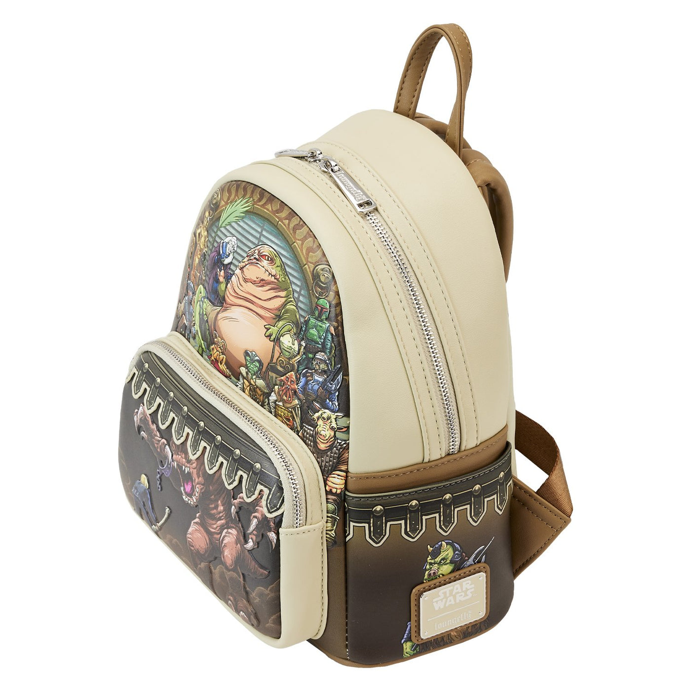 Loungefly Star Wars Return of the Jedi 40th Anniversary Jabba's Palace Mini Backpack - Top View