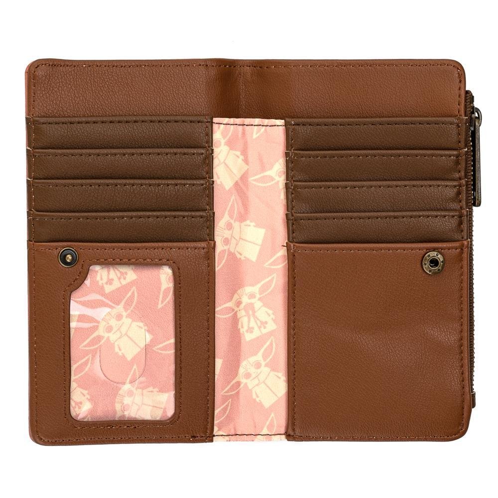 Loungefly Star Wars The Mandalorian The Child "Wait for Me" Bi-Fold Wallet