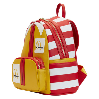 671803452916 - Loungefly McDonald's Ronald Cosplay Mini Backpack - Side