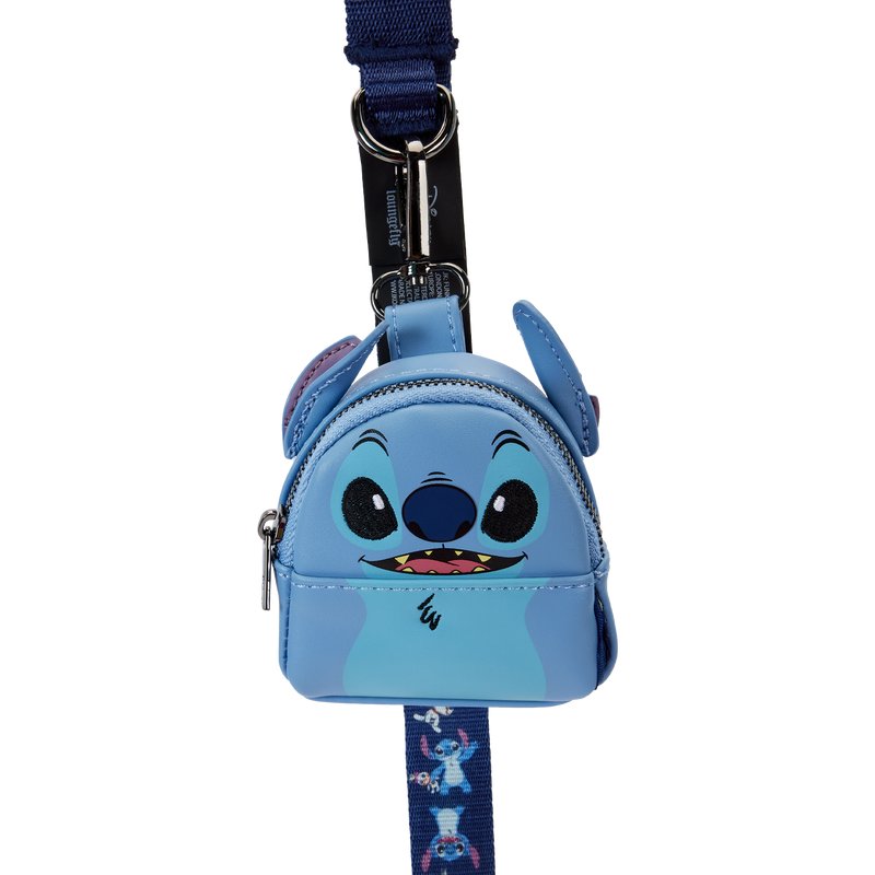 Loungefly Pets Disney Lilo and Stitch Cosplay Treat Bag - Front on Leash