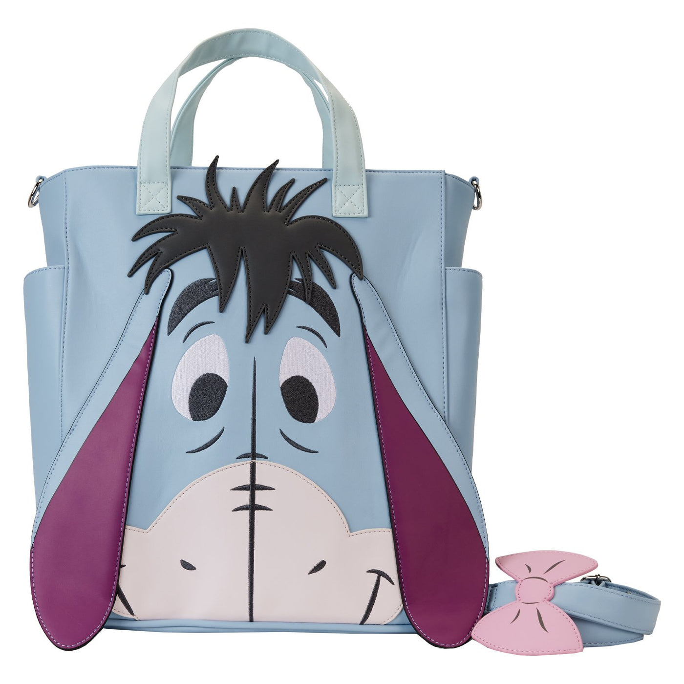 Loungefly Disney Winnie the Pooh Eeyore Convertible Tote Bag - Front