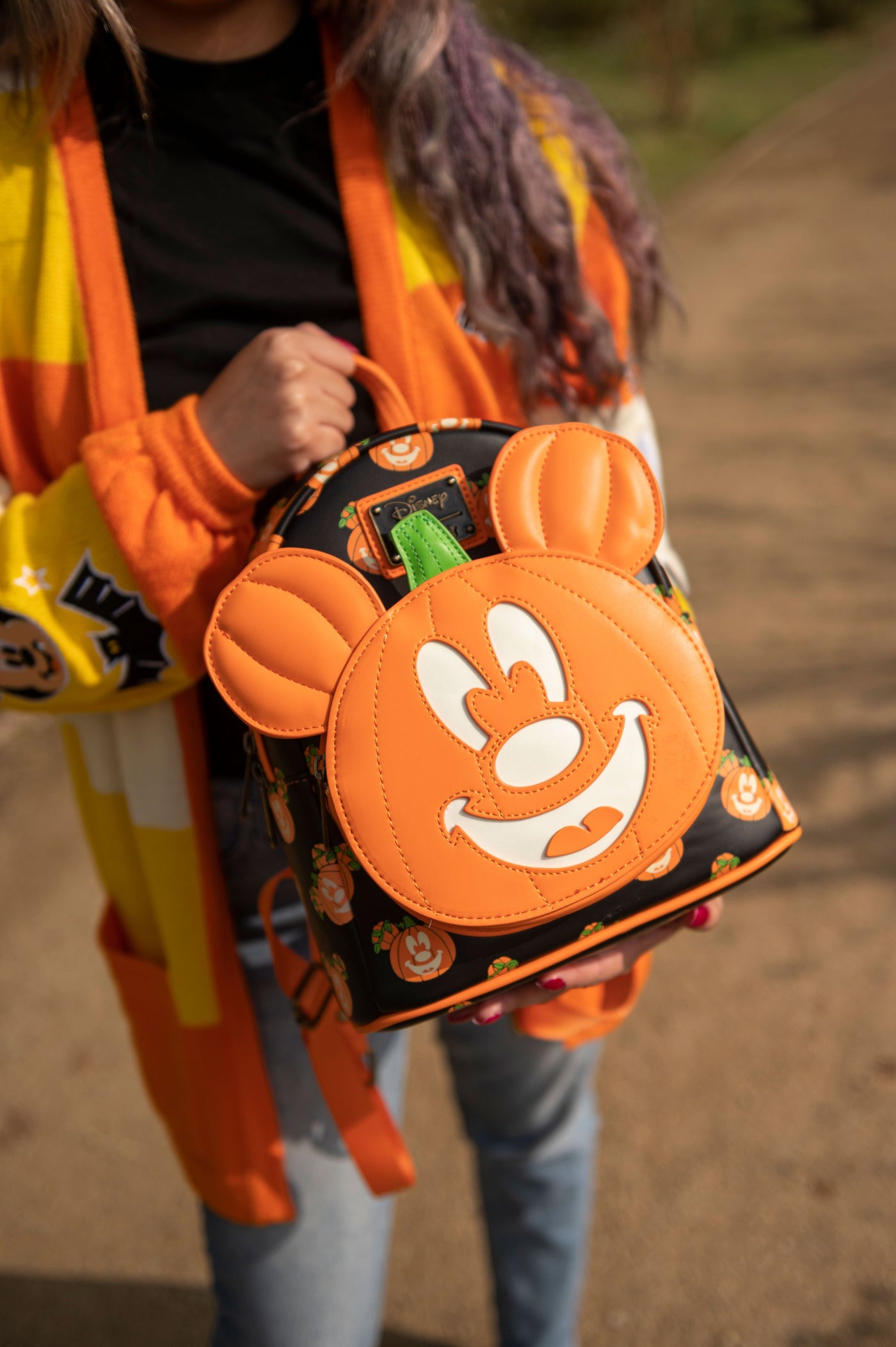 Loungefly Disney Mickey-O-Lantern Mini Backpack - Lifestyle
