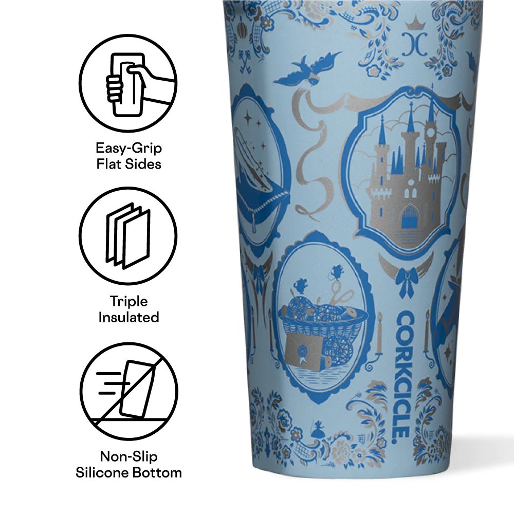 Corkcicle Disney Princess Cinderella 16oz Tumbler - Alternate Close Up