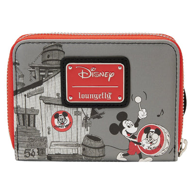 671803451384 - Loungefly Disney 100th Mickey Mouse Club Zip-Around Wallet - Back