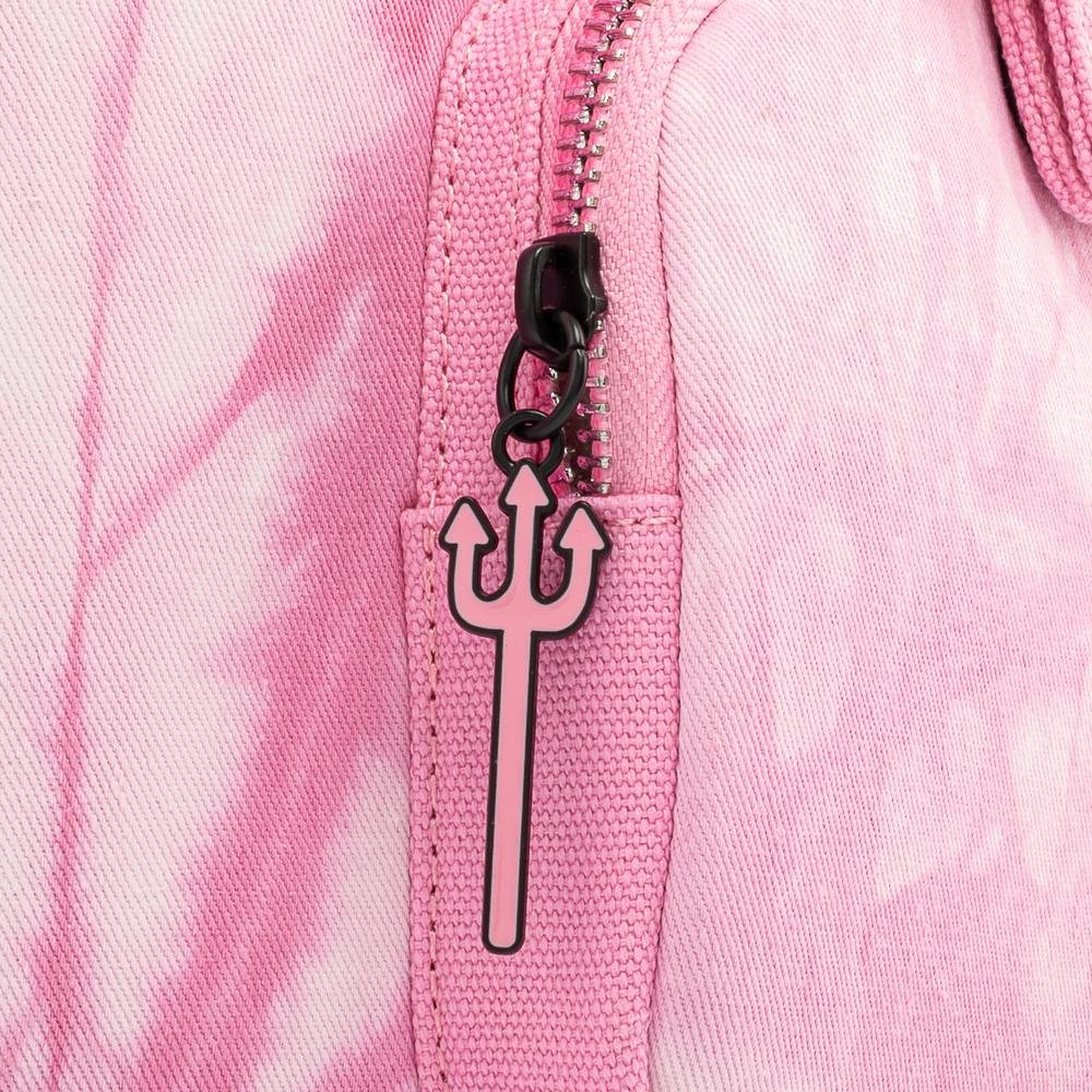 Valfre Pink Acid Wash Denim Angel Mini Backpack