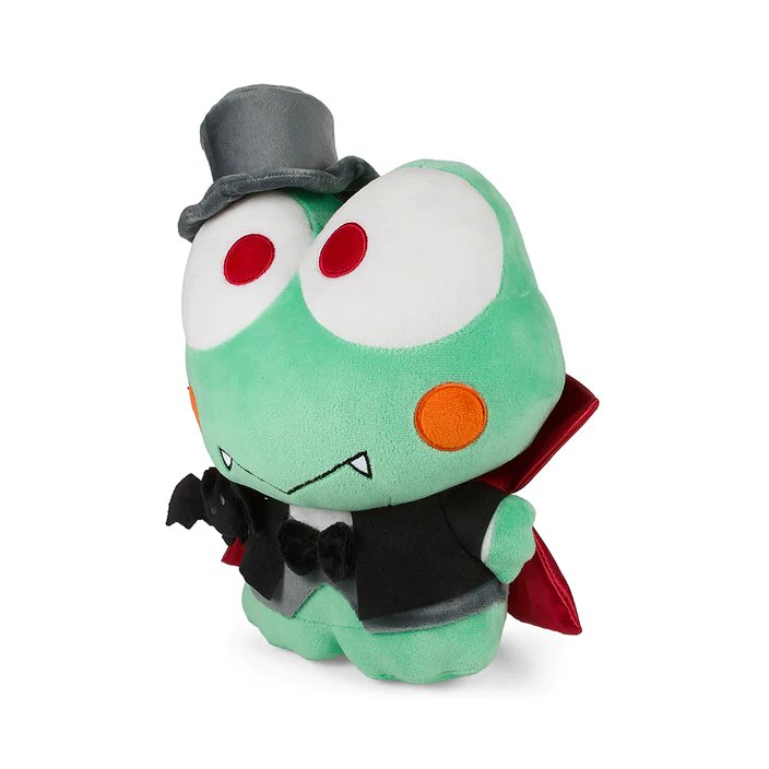 Kidrobot Sanrio 13" Keroppi Dracula Plush Toy - Side View