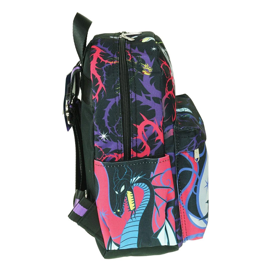WondaPop Disney Sleeping Beauty Maleficent Nylon Mini Backpack - Side 2