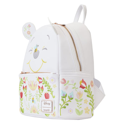 Loungefly Disney Winnie the Pooh Cosplay Folk Floral Mini Backpack - Side View