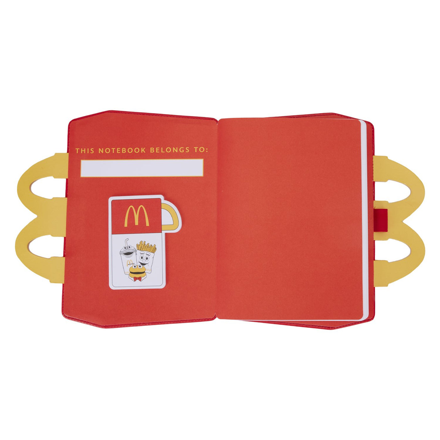Loungefly McDonald's Happy Meal Lunchbox Notebook - Interior Post It Notes