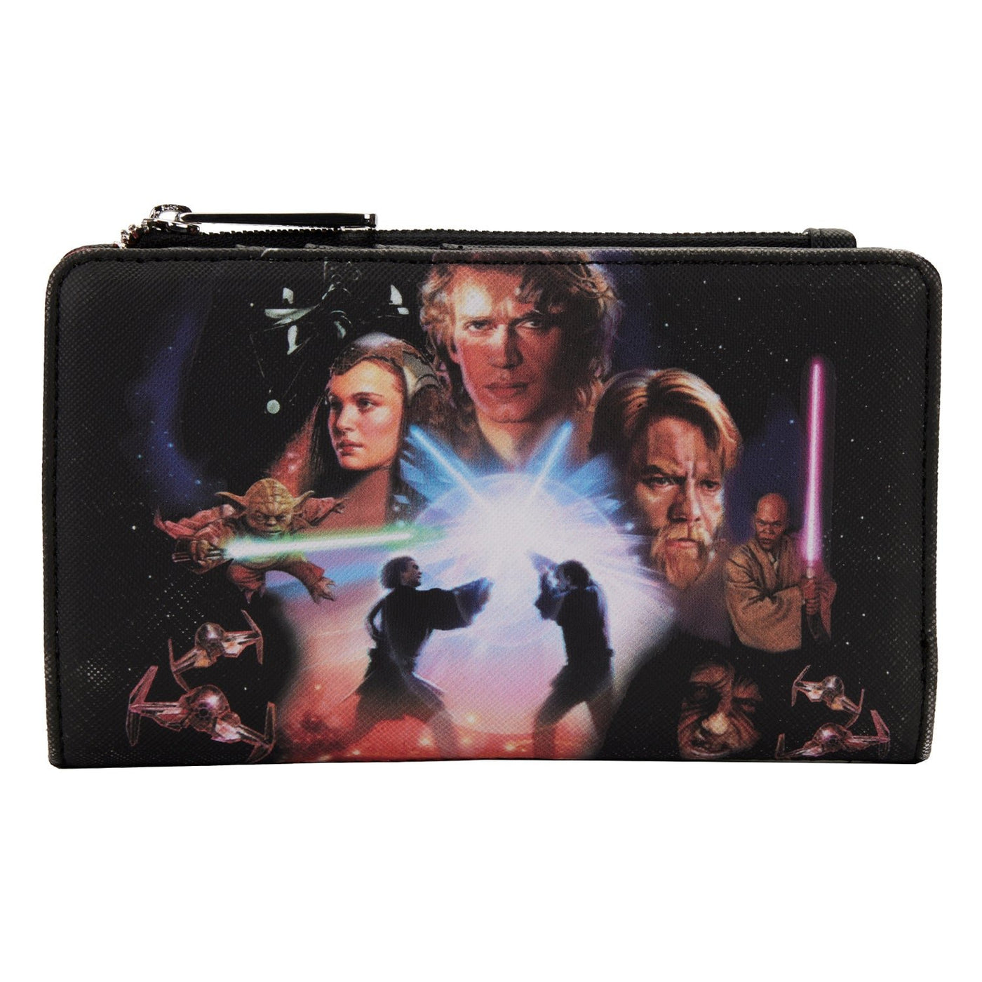 Loungefly Star Wars Trilogy 2 Flap Wallet - Front
