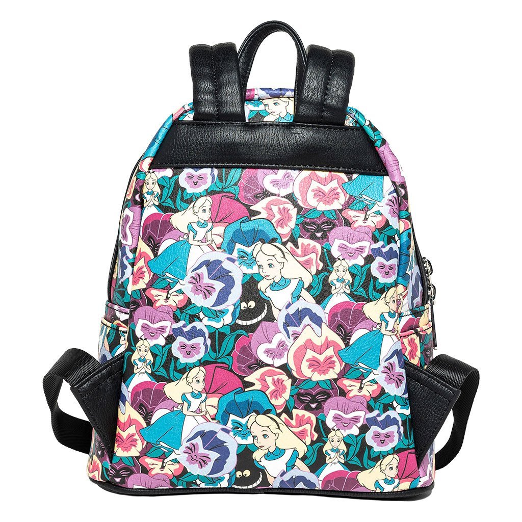 707 Street Loungefly Exclusive Disney Alice in Wonderland Wildflowers Mini Backpack - Bacl