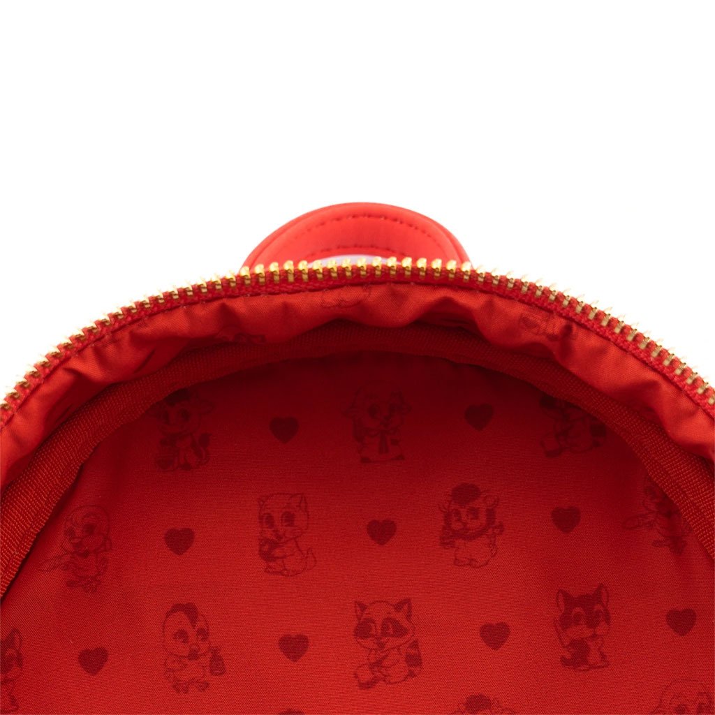 Loungefly Funko Villainous Valentines Mini Backpack Interior Lining