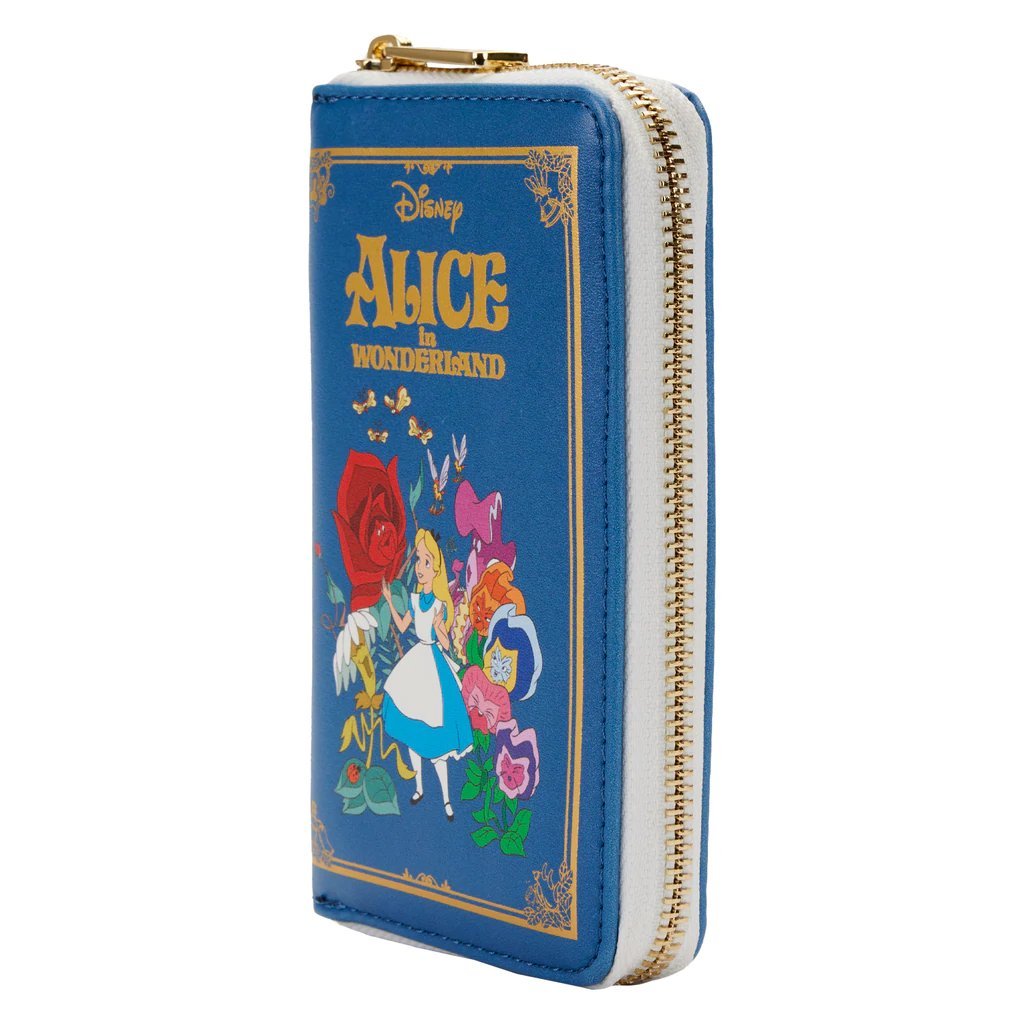 Loungefly Disney Alice in Wonderland Classic Book Zip-Around Wallet - Side