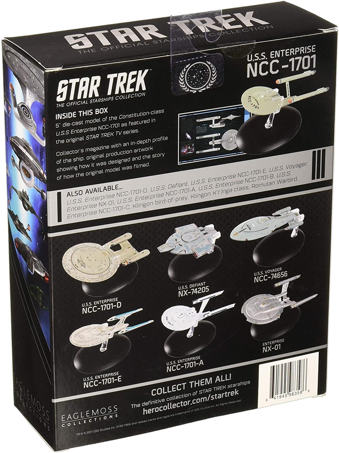 Star Trek U.S.S. Enterprise NCC-1701