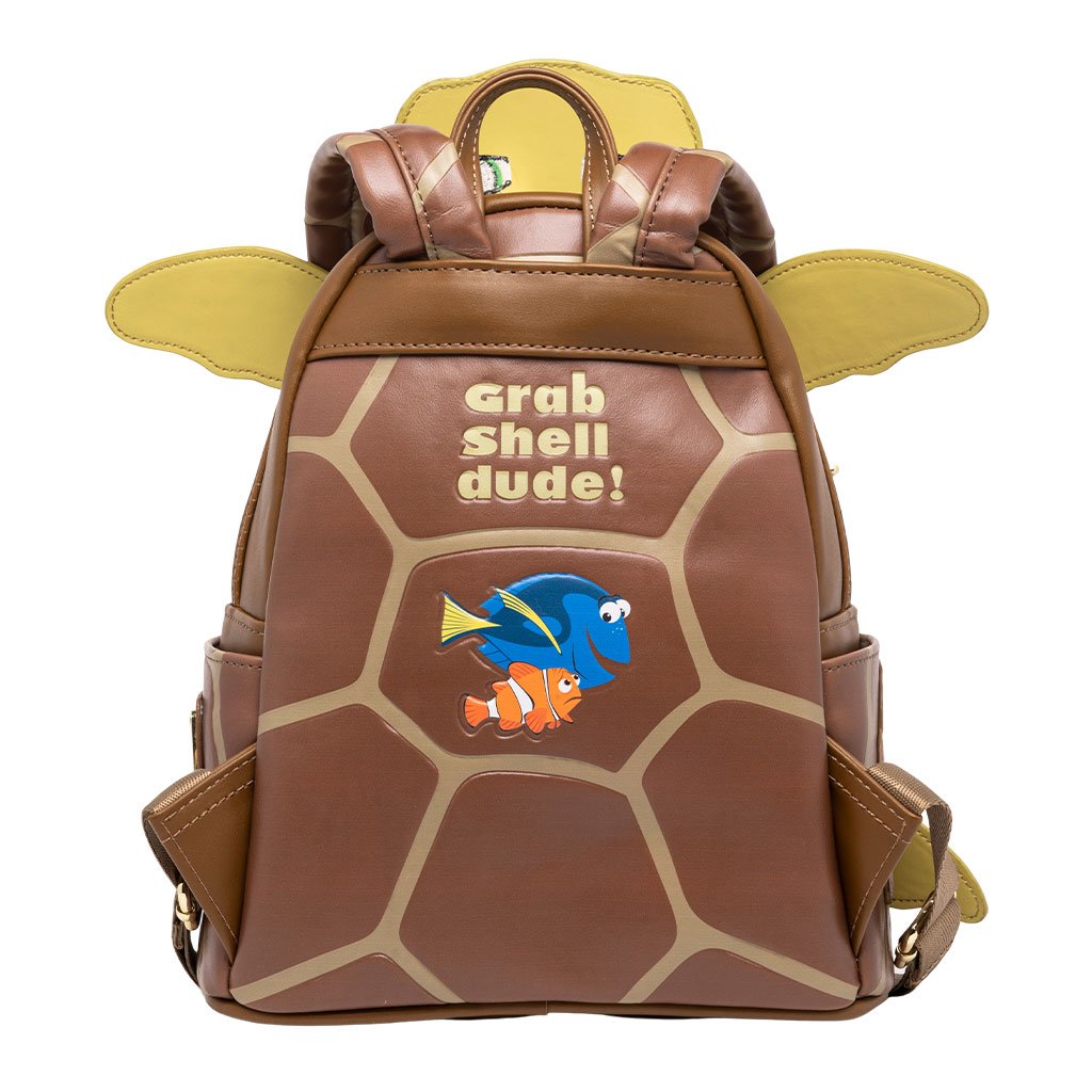 707 Street Exclusive - Loungefly Disney Pixar Finding Nemo Crush Cosplay Mini Backpack - Loungefly mini backpack Back
