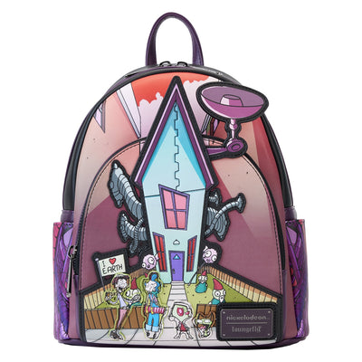 Loungefly Nickelodeon Invader Zim Secret Lair Mini Backpack - Front