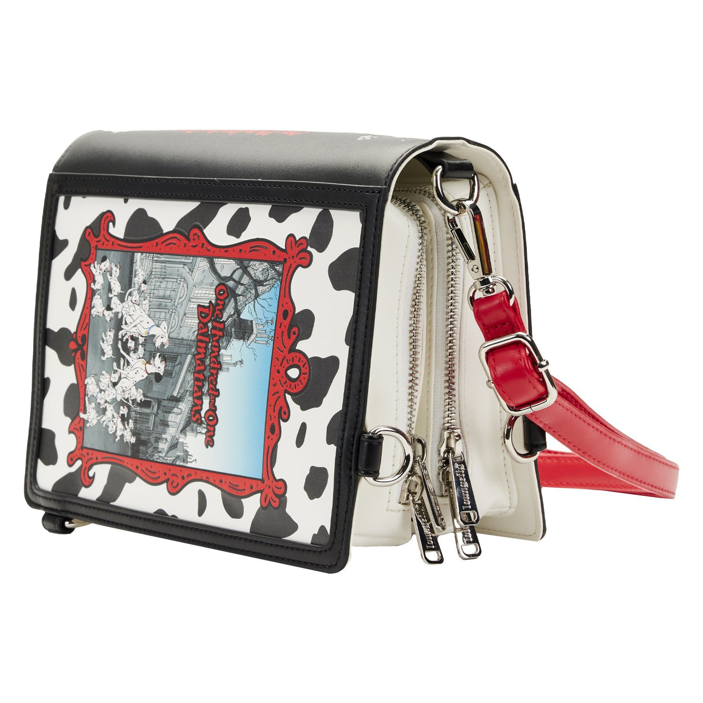 Loungefly Disney Classic Books 101 Dalmatians Convertible Crossbody - Side View