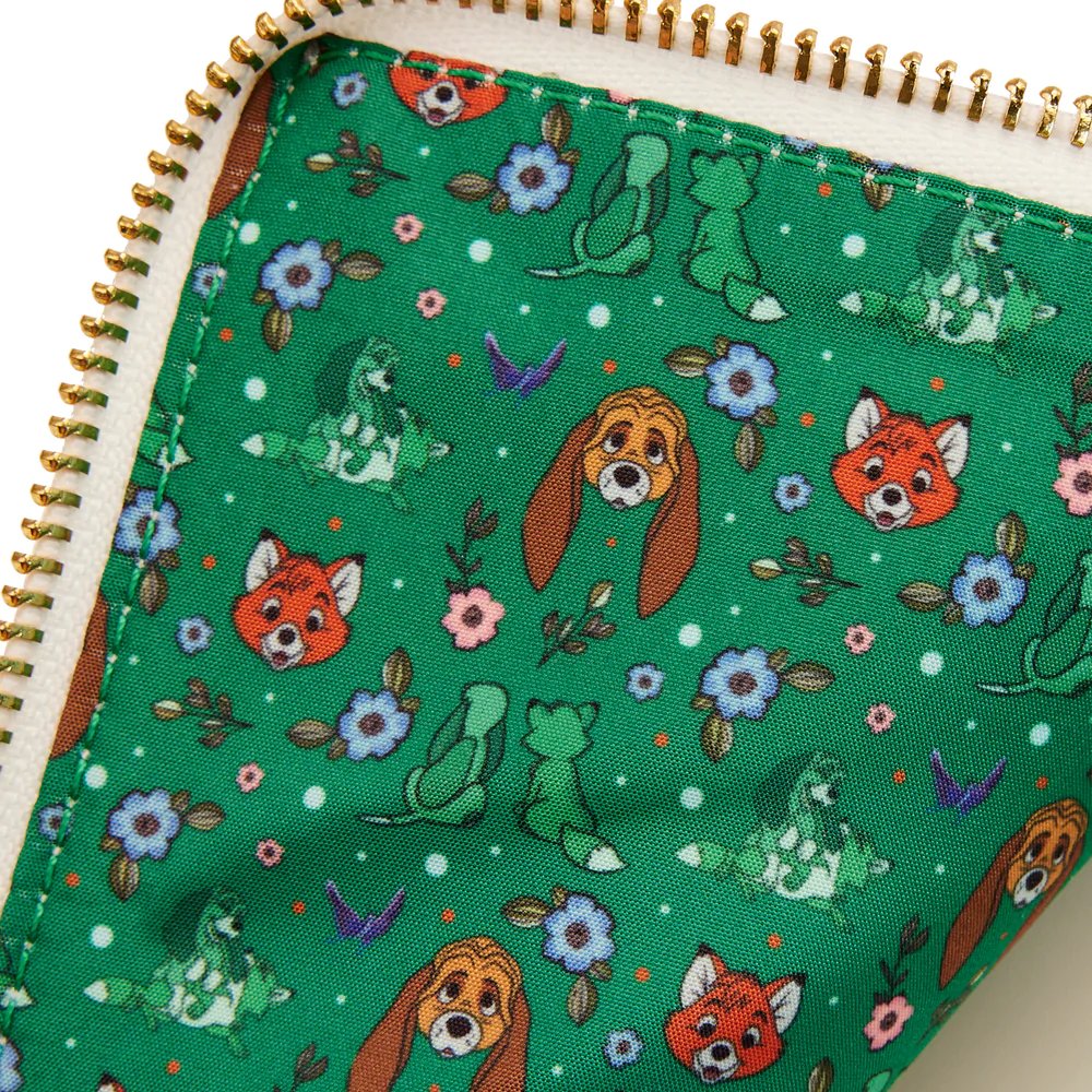Loungefly Disney Classic Books Fox and the Hound Convertible Crossbody - Interior Lining