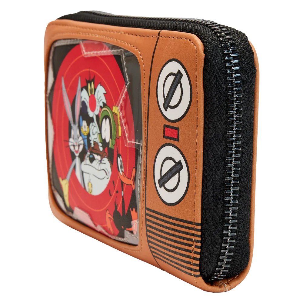 Loungefly Looney Tunes That's All Folks Zip-Around Wallet - Side View
