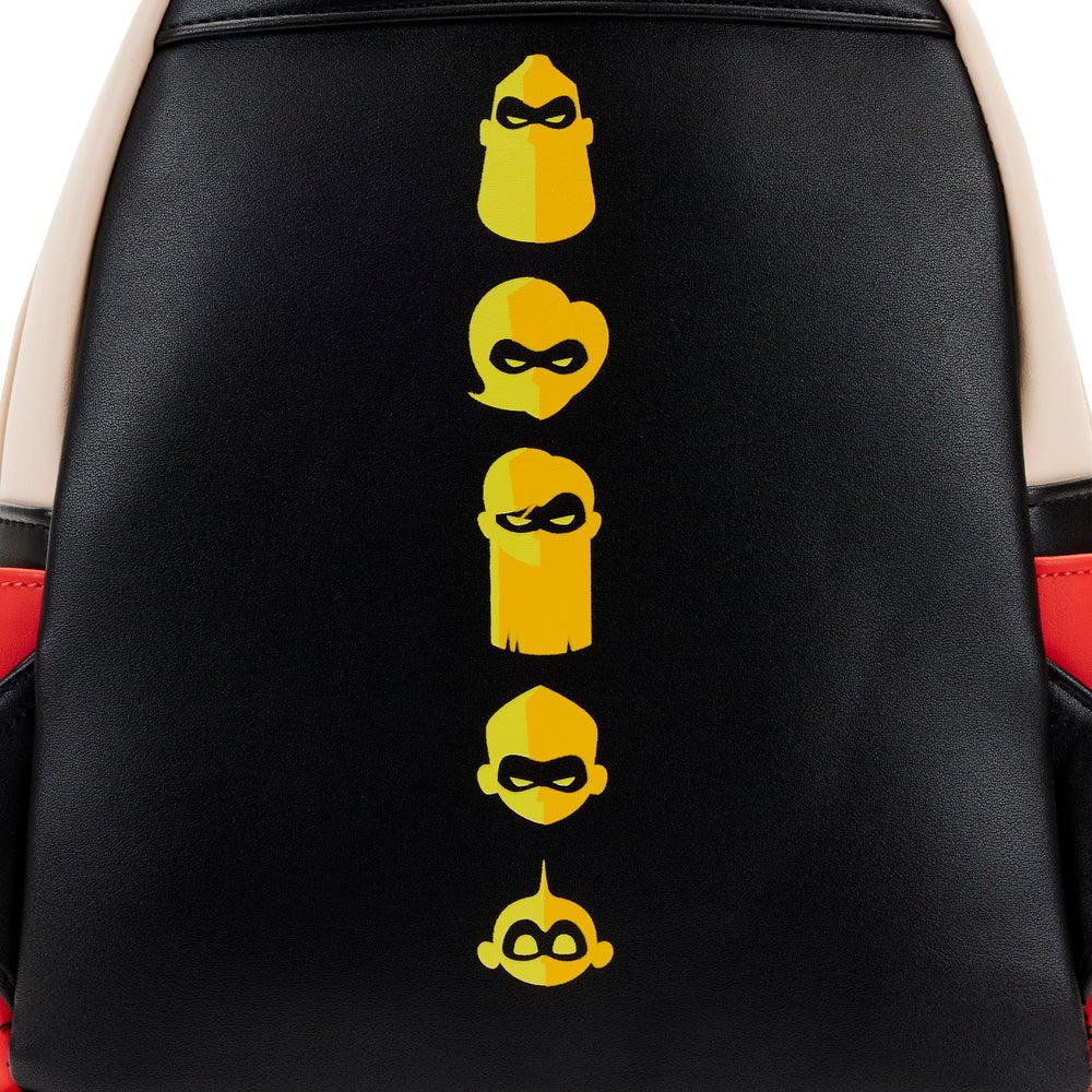 D23 707 Street Exclusive Limited Edition - Loungefly Pixar Incredibles Jack Jack Light-Up Cosplay Mini Backpack - Back Print