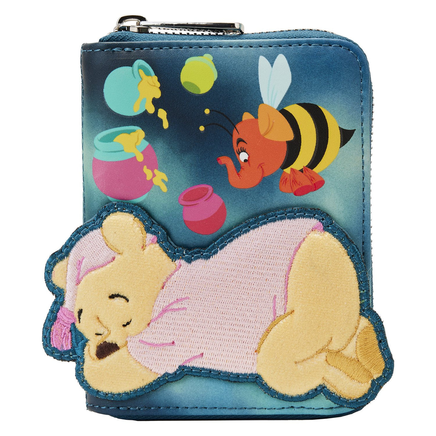 671803451148 - Loungefly Disney Winnie the Pooh Heffalump Dreams Zip-Around Wallet - Front