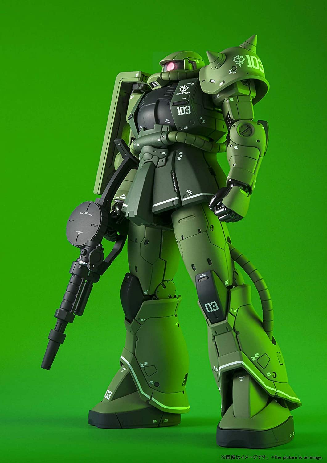 Mobile Suit Gundam: The Origin MS-06C Zaku II Type C, Bandai GundamFix Figuration Metal Composite