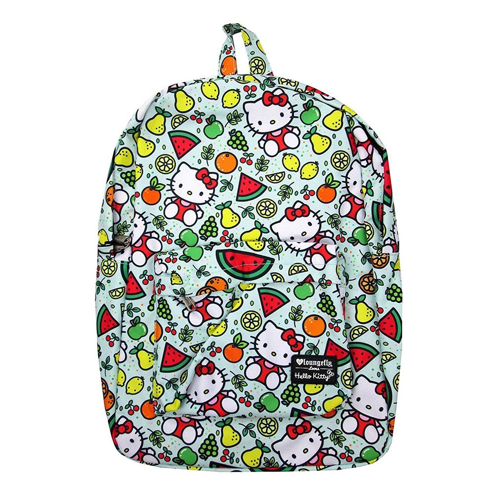 Loungefly x Hello Kitty Fruit Allover-Print Nylon Backpack - FRONT