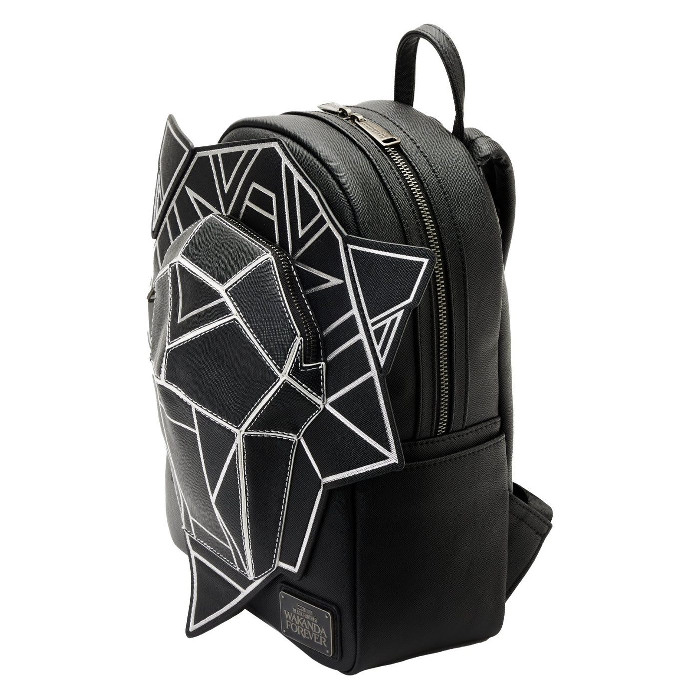 Loungefly Marvel Black Panther Wakanda Forever Figural Mini Backpack - Top View