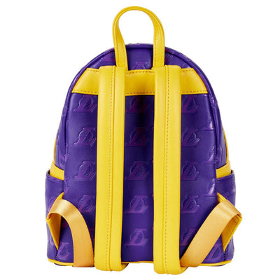Loungefly NBA Los Angeles Lakers Logo Mini Backpack - Back