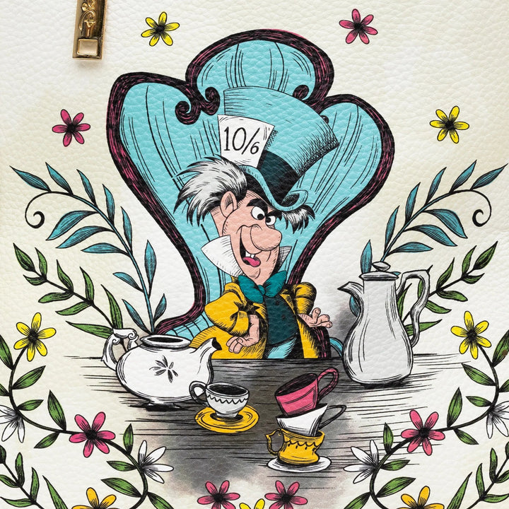 WondaPop Disney Alice in Wonderland Mini Backpack - Back Close Up