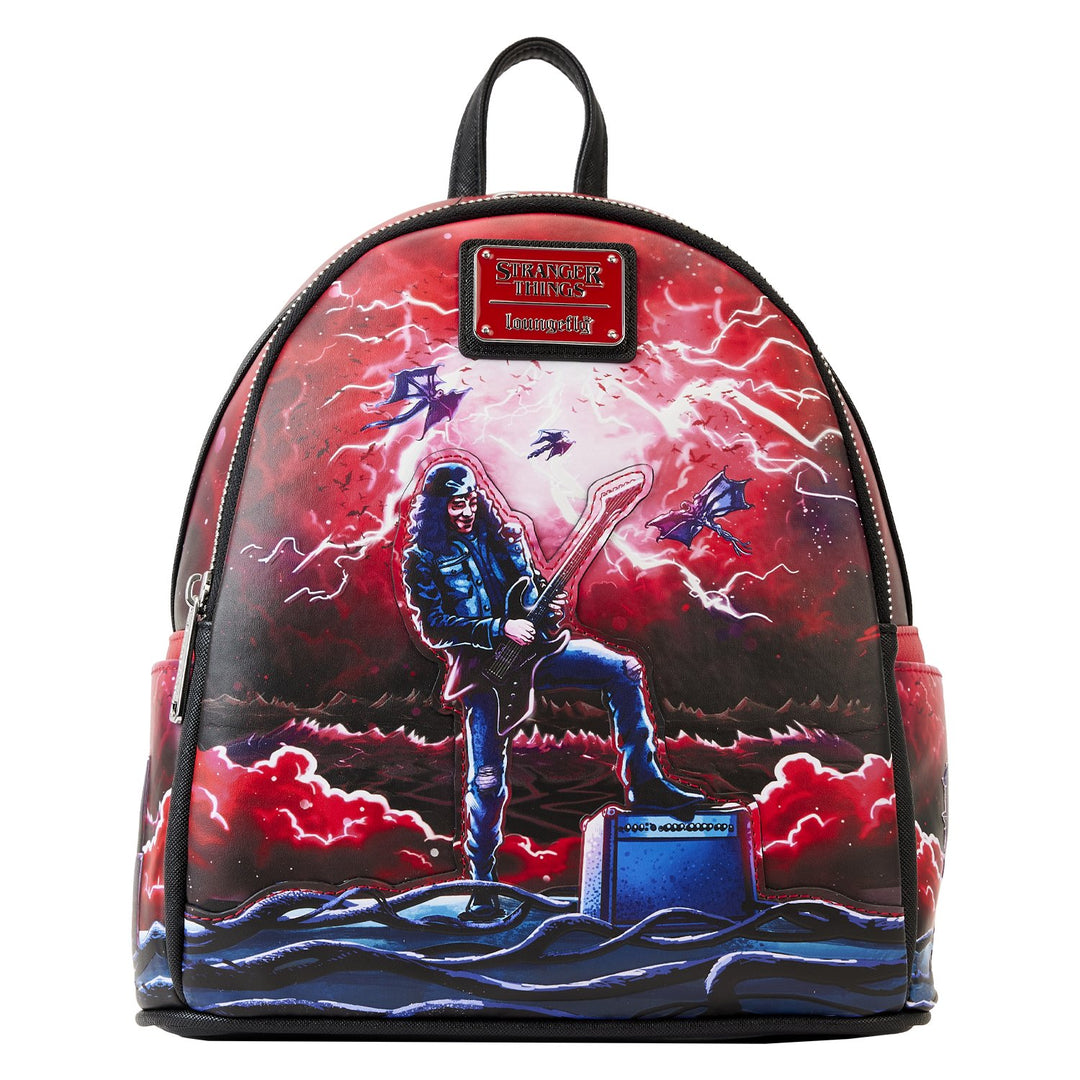 Loungefly Netflix Stranger Things Eddie Tribute Mini Backpack - Front
