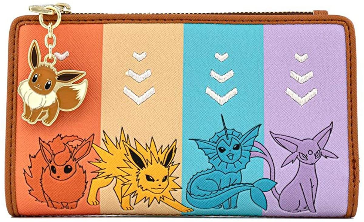 Pokemon Eevee Evolutions Flap Wallet - Front