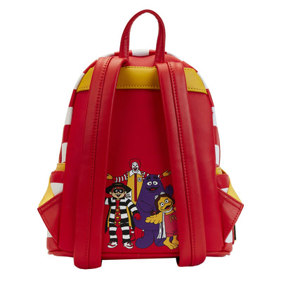 671803452916 - Loungefly McDonald's Ronald Cosplay Mini Backpack - Back