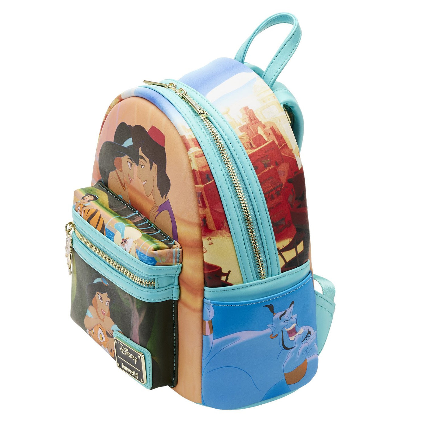 Loungefly Disney Jasmine Princess Series Mini Backpack - Top View