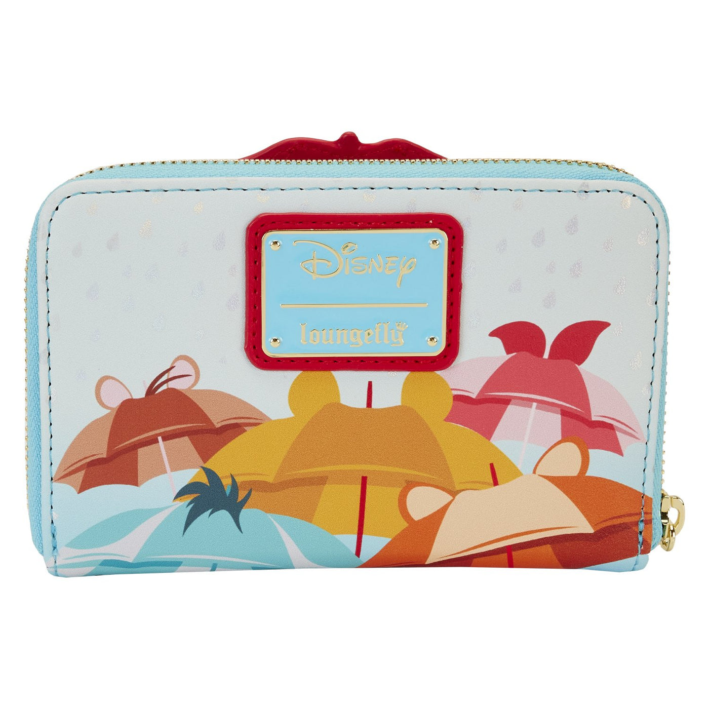 Loungefly Disney Winnie the Pooh and Friends Rainy Day Zip-Around Wallet - Back