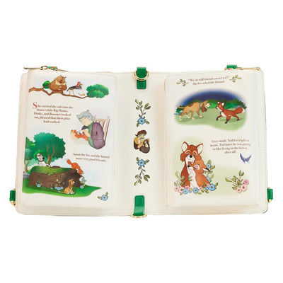 Loungefly Disney Classic Books Fox and the Hound Convertible Crossbody - Front Convertible Backpack