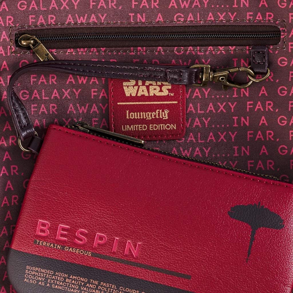 Loungefly Star Wars Bespin Convertible Mini Backpack and Pouch Set