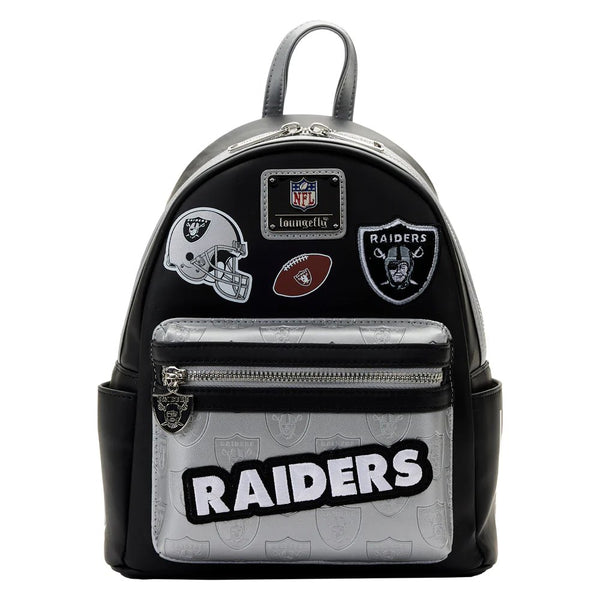 Loungefly NFL Las Vegas Raiders Sequin Mini Backpack