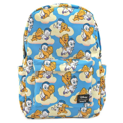 LOUNGEFLY X DISNEY HERCULES BABY HERC AND PEGASUS NYLON BACKPACK - FRONT