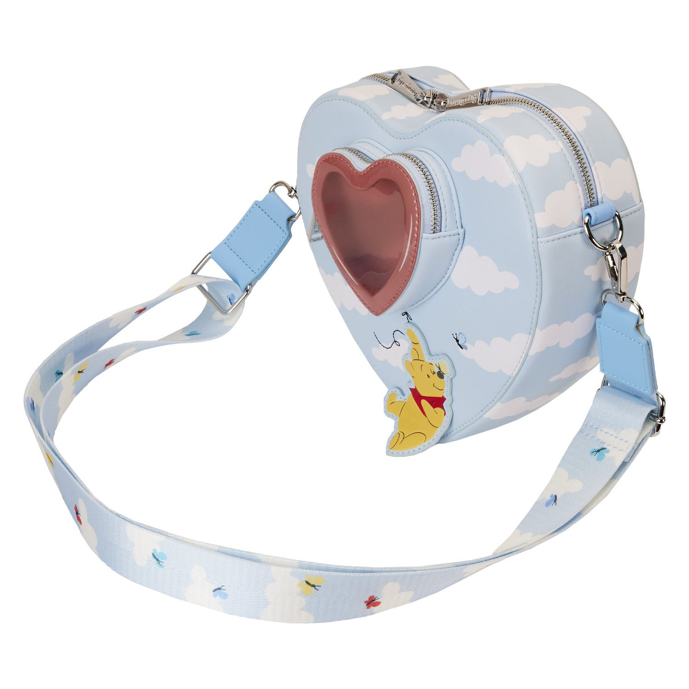 Loungefly Disney Winnie the Pooh Balloons Heart Crossbody - Top