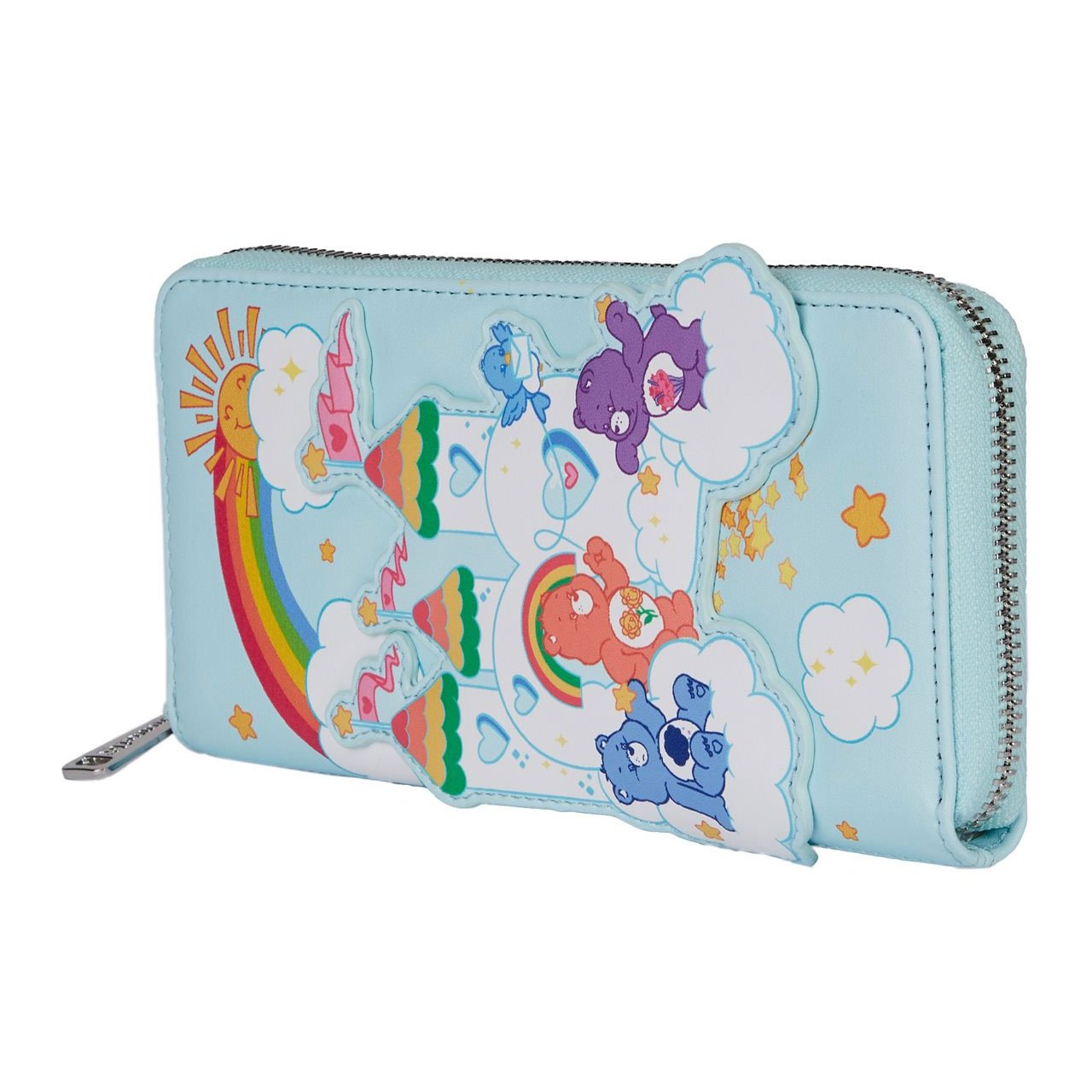 Loungefly Care Bears Care-A-Lot Castle Zip-Around Wallet - Sideways View