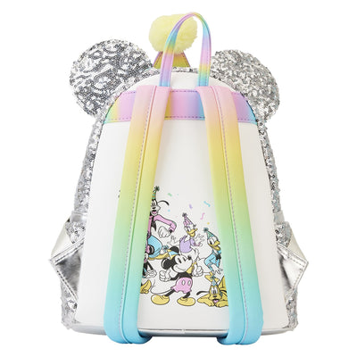 Loungefly Disney Mickey and Friends Birthday Celebration Mini Backpack - Back