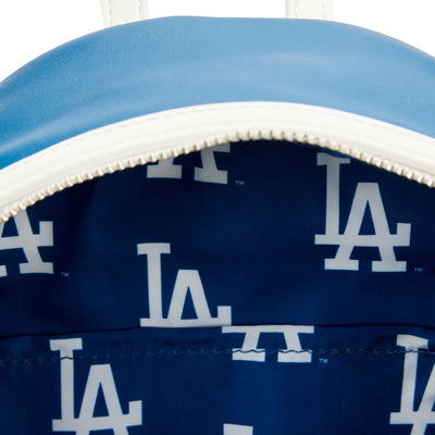 Loungefly MLB Los Angeles Dodgers Patches Mini Backpack - Interior Lining
