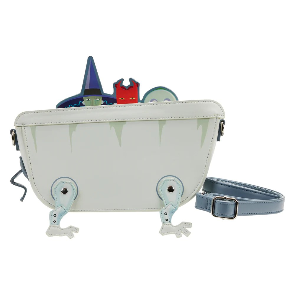 Loungefly Disney Nightmare Before Christmas Lock Shock Barrel Bath Tub Crossbody - Front Character Apperance