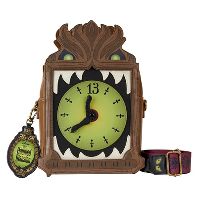 Loungefly Disney Haunted Mansion Clock Crossbody - Front
