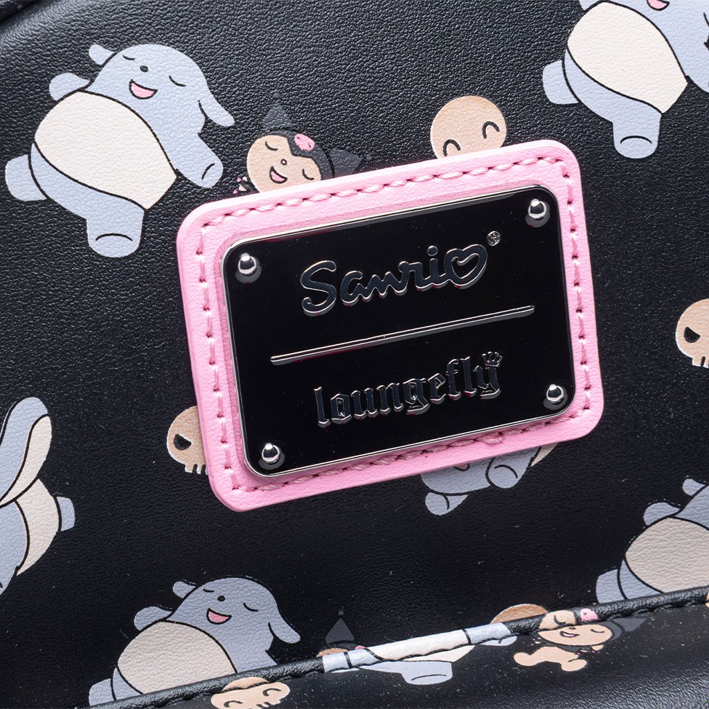 Loungefly Sanrio Kuromi & Baku Glow-in-the-Dark Mini 2024 Backpack