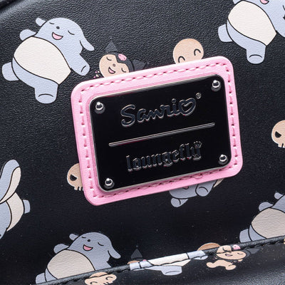 707 Street Exclusive - Loungefly Sanrio Glow in the Dark Kuromi and Baku Mini Backpack - Plaque